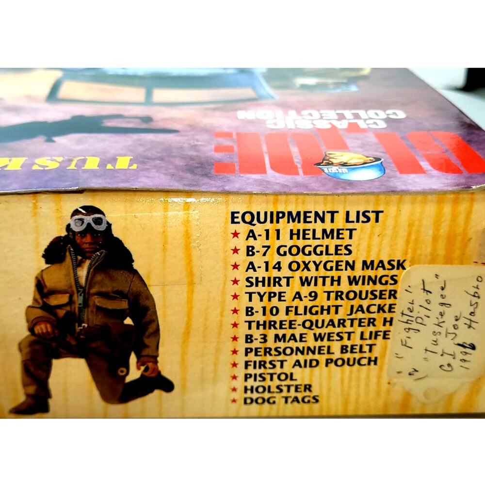 WW2 Forces Collections Tuskegee Airmen GI Joe Fighter Pilot NIB - Picture 6 of 11